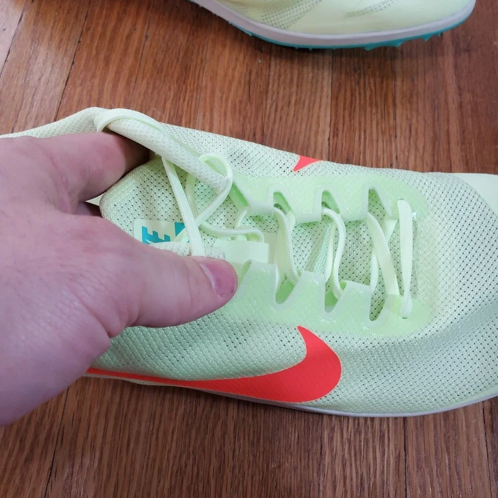 Nike Zoom Rival D 10 Mens Track Spikes Running Shoe Volt 907566-700 Sz 14